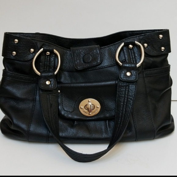 Etienne Aigner Handbags - Etienne Aigner Black Leather EUC